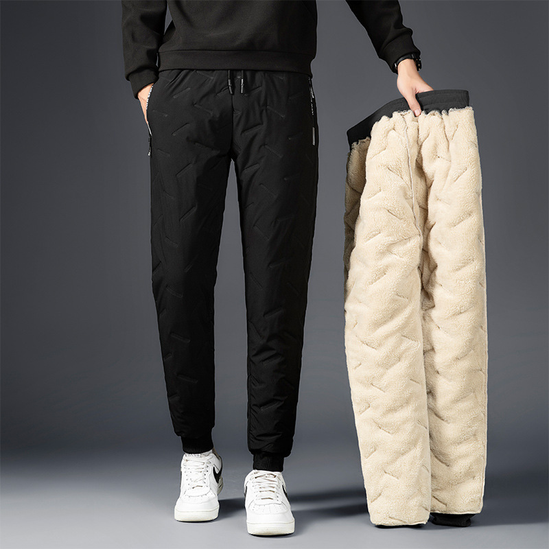 Fleece lined golf trousers mens discount
