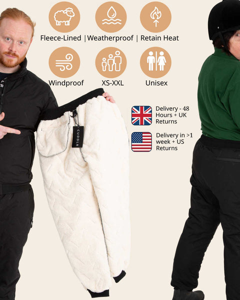Cuddlr Shield – Fleece-Lined Weatherproof Trousers