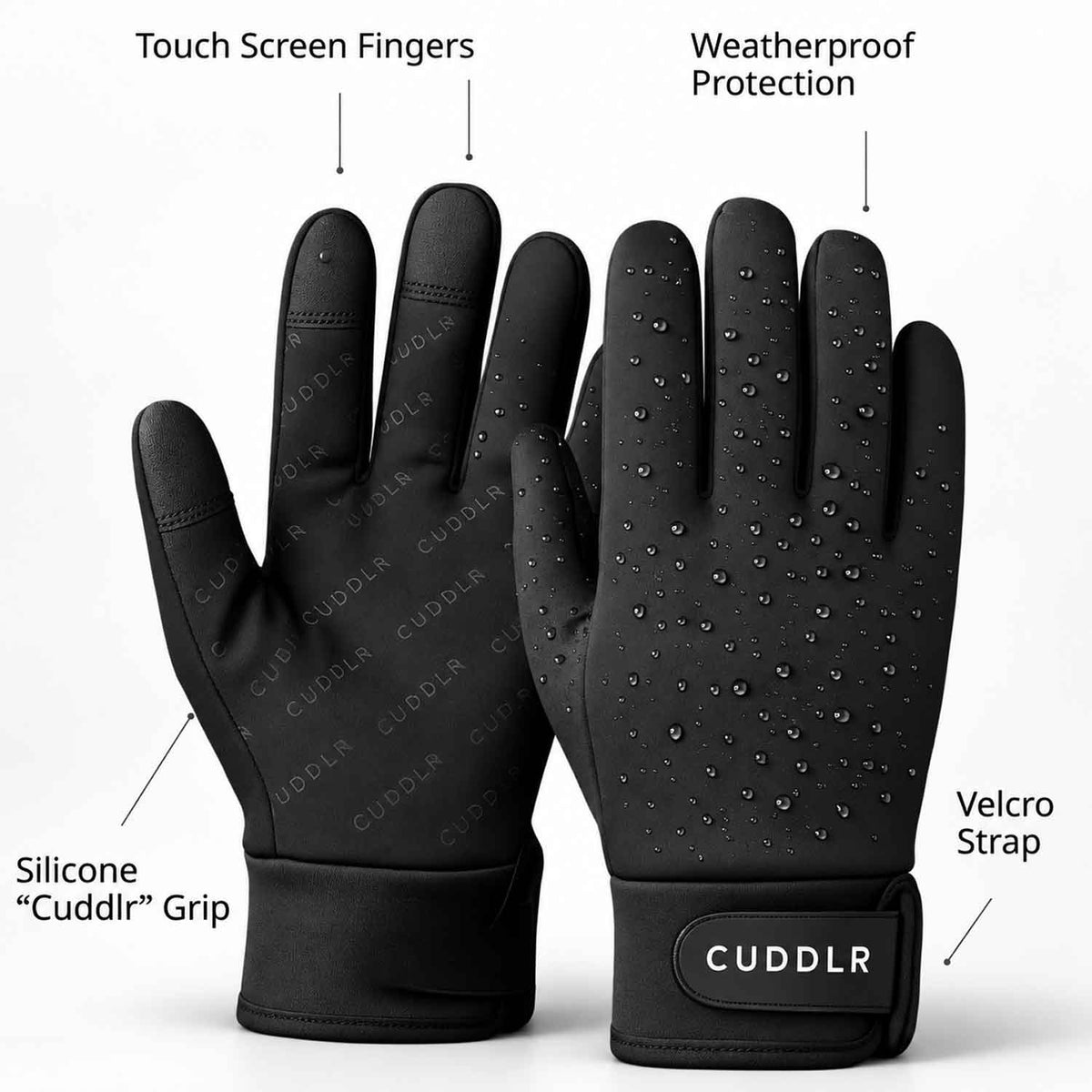 Cuddlr Guard - Water-Repellent Gloves