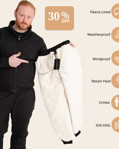 Cuddlr Shield – Fleece-Lined Weatherproof Trousers