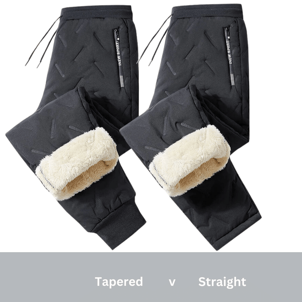 Fur online lined pants