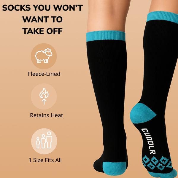 Cuddlr Haven – Knee-Length Thermal Socks