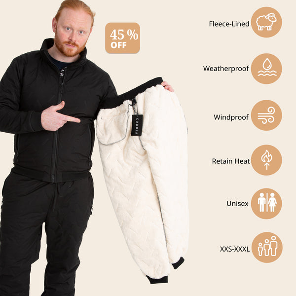 Cuddlr Shield – Fleece-Lined Weatherproof Trousers