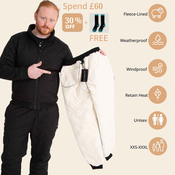 Cuddlr Shield – Fleece-Lined Weatherproof Trousers