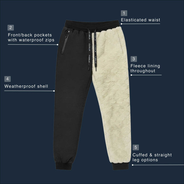 Cuddlr Shield – Fleece-Lined Weatherproof Trousers