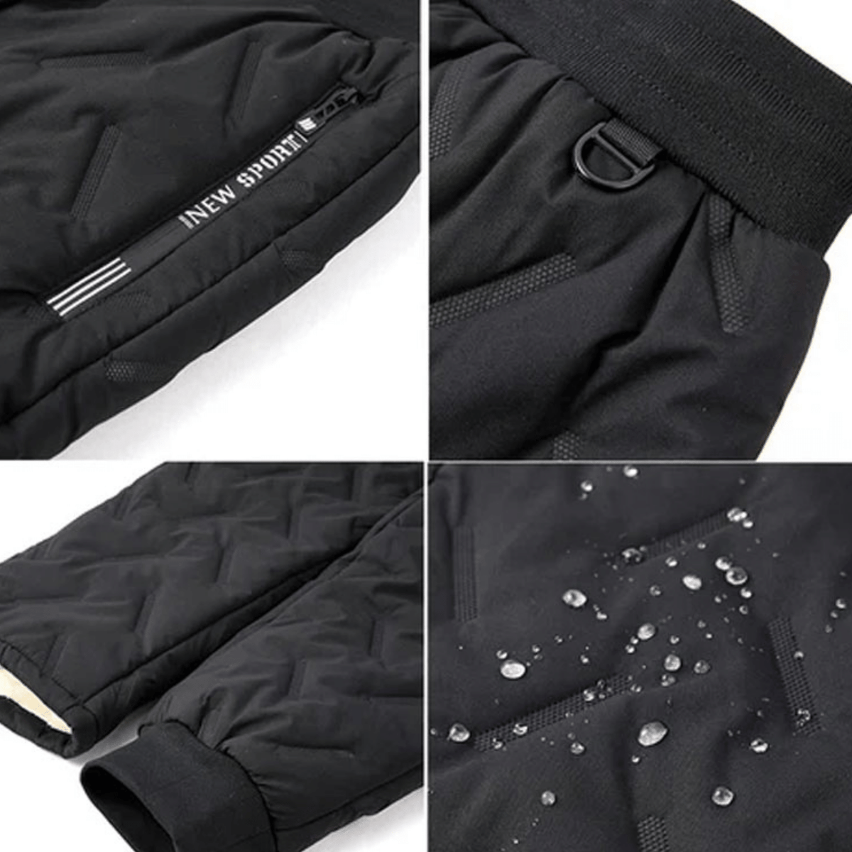 Unisex Weatherproof Fleece Lined Pants/Trousers